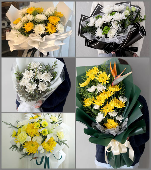 上海崇明区横沙乡永胜村白事花束代送